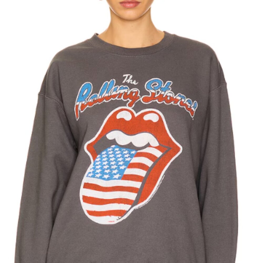 JUNK FOOD NWT The Rolling Stones America 78 Sweatshirt SIZE L